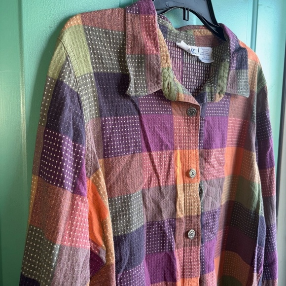 Blair XL vintage button down top - Picture 3 of 7